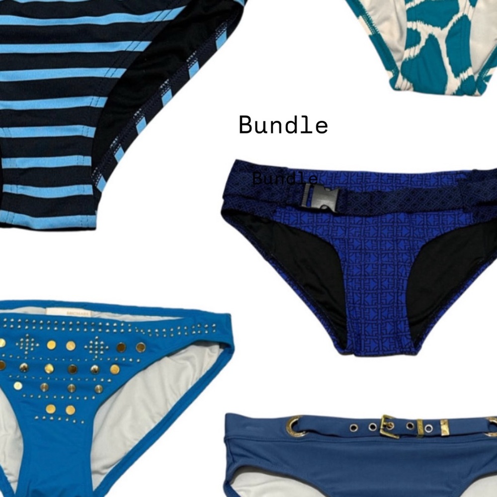 Michael Kors Blue 6 pack of swim bottoms